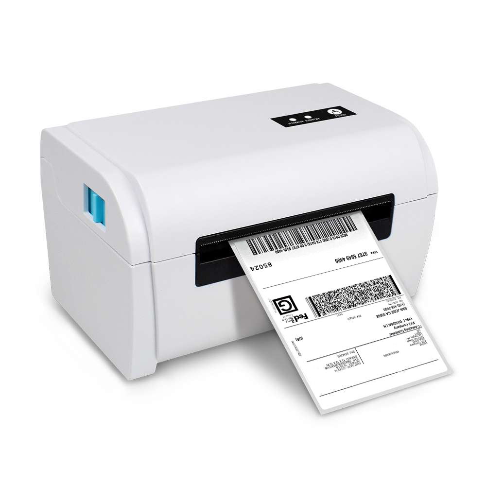 Barcode Printer - เครื่องพิมพ์ฉลากใบนำส่งสินค้า 104 มม. เครื่องพิมพ์ฉลากบาร์โค้ดแบบใช้ความร้อน พิมพ์เร็ว
