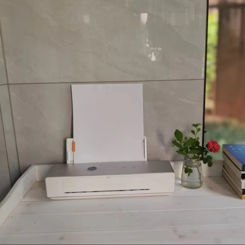 Photo Printer - เครื่องพิมพ์ไร้สายสีแบบพกพา X1100W พร้อมแบตเตอรี่สำหรับใช้งานกลางแจ้ง ขนาด A4 ความละเอียด