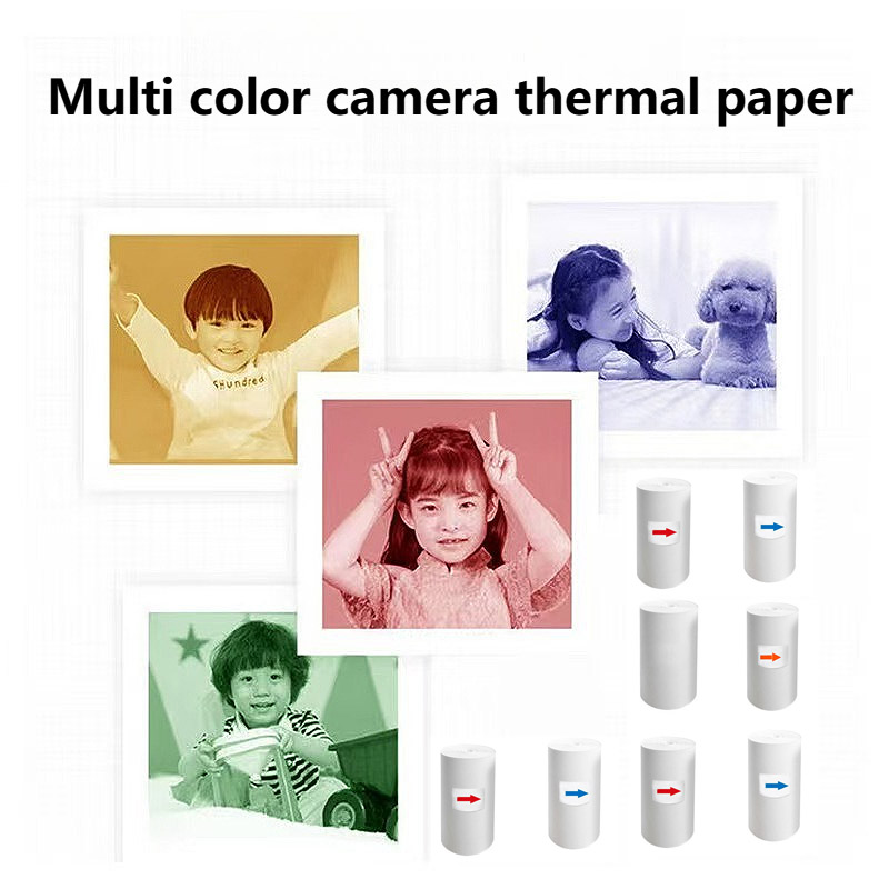 5 ม้วนกระดาษสติกเกอร์กาวความร้ - Photo Printer บทวิจารณ์และราคา