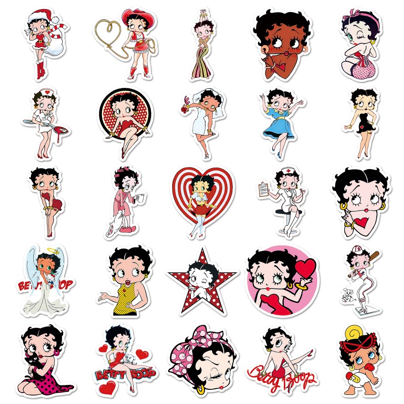 สติกเกอร์เบตตี้ บูป 50 ชิ้น สี - Printer Paper บทวิจารณ์และราคา